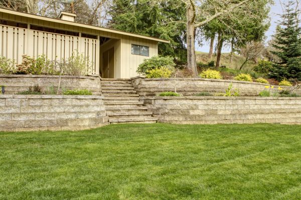 Retaining Wall Construction in Anderson