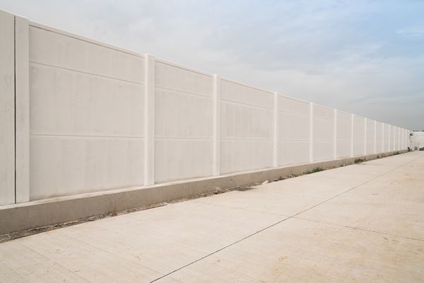 Concrete Fence Construction in Anderson