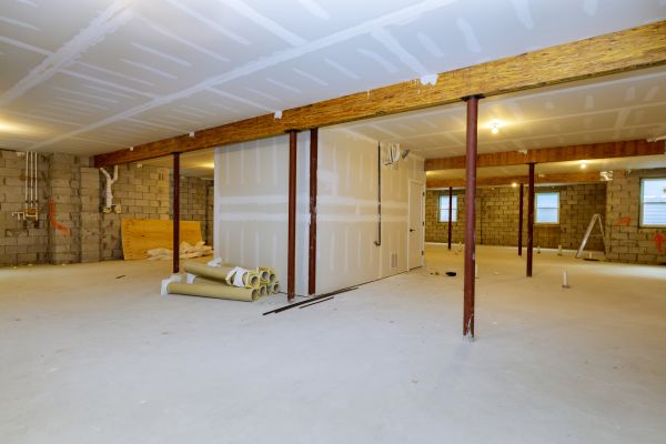 Basement Slab Installation in Anderson