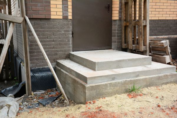 Cement Steps Construction