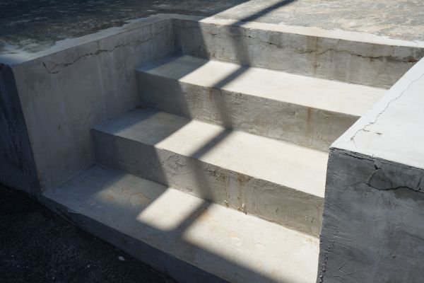 Poured Steps Installation in Anderson